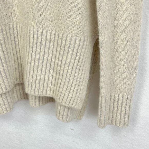 Lou & Grey Turtleneck Sweater Tunic Neutral Minimalist Academia Oversize Soft XS - Picture 4 of 7